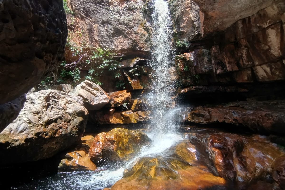 Cachoeira da Primavera, no Tour Serrano