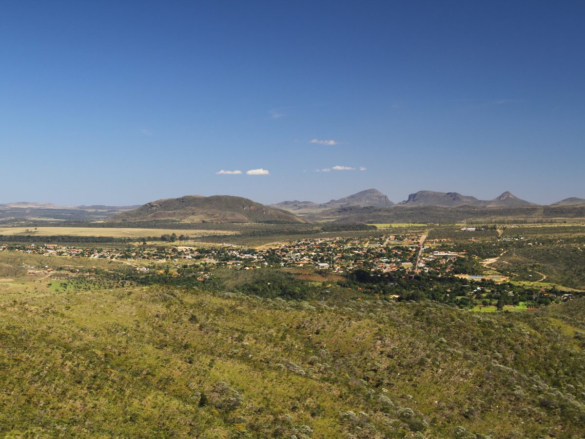 Alto Paraíso de Goiás vista do alto