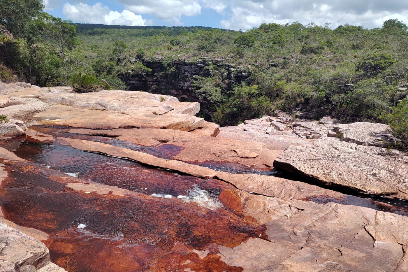 Caldeirões do Serrano, piscinas naturais no rio Lençóis