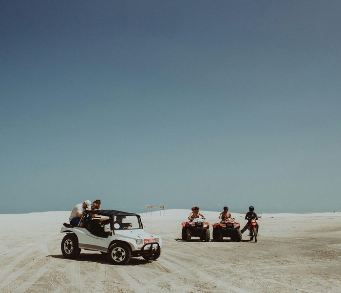 Buggies na praia de Jericoacoara