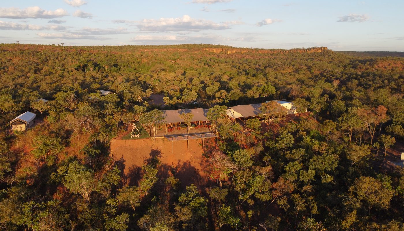 Camp das Serras Gerais visto de cima
